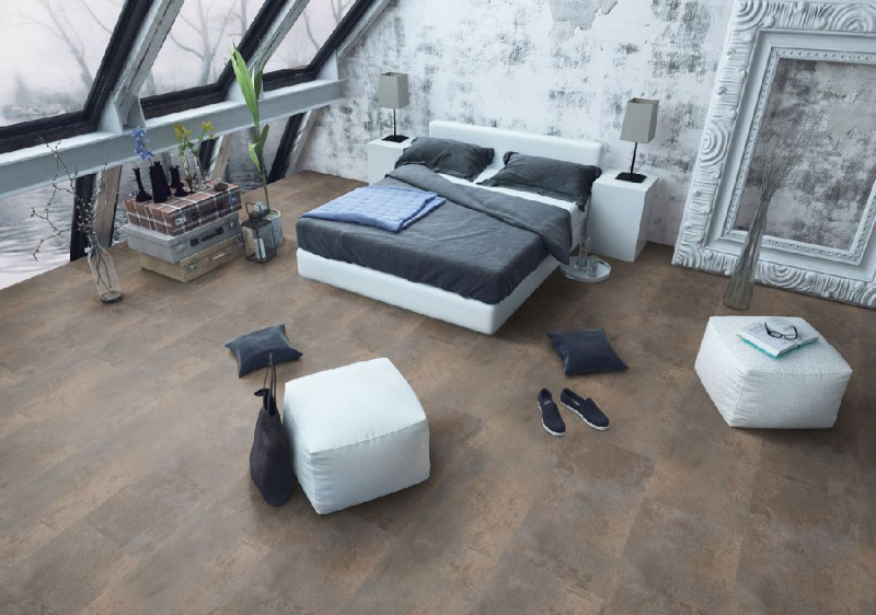 Skaben Vinyle à coller en matériau massif Life 30 Oxyde Rouille Carrelage main product photo