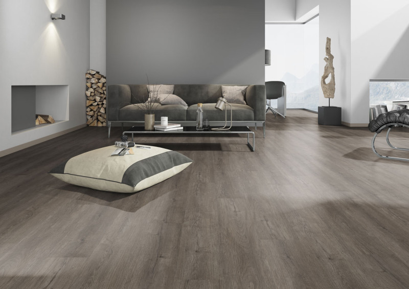 Skaben Suelo Vinilo macizo Life 30 Schloss Roble Oscuro 1 Lama Adhesivo main product photo