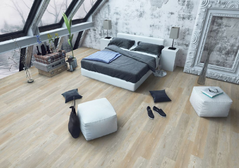 Skaben Klick Vinylboden massiv Life Click 30 Bemaltes Holz Natürlich 1-Stab Landhausdiele zum klicken main product photo