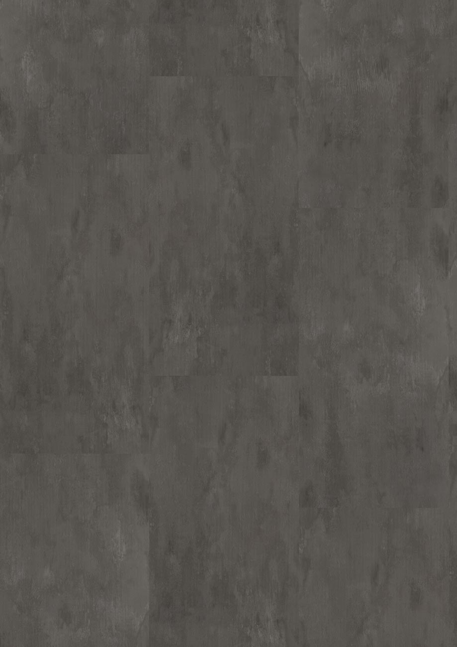 Skaben Vinylboden massiv Life Click 30 Beton Dunkelgrau Fliese Raum2