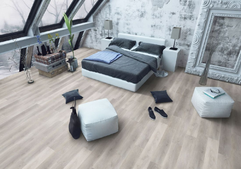 Skaben Klick Vinylboden massiv Life Click 30 Traditionelle Eiche Greige 1-Stab Landhausdiele zum klicken main product photo