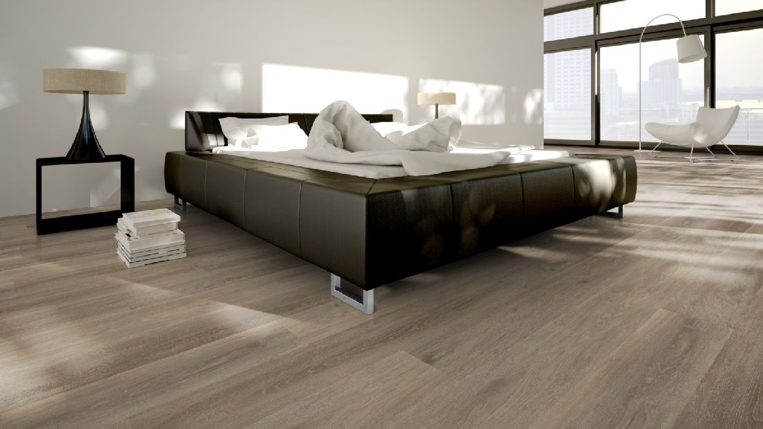 Skaben Vinyl massiv Life Lay 70 Acoustic Cerused Oak Natural 1-Stab Landhausdiele Trittschalldämmung Raum7