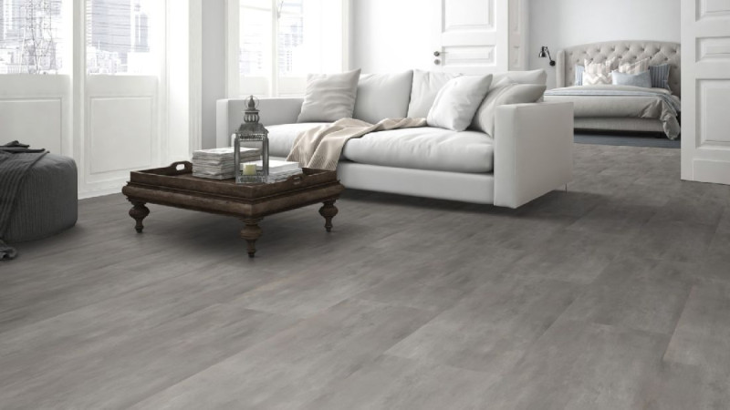 Suelo vinílico Skaben macizo Life Lay 70 Origin Concrete Natural tile look M4V main product photo