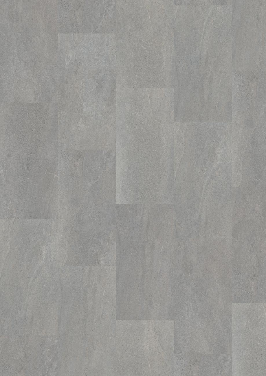 Skaben Vinylboden Rhino Click 30 Steinweg Grau Fliese M4V Trittschalldämmung Raum2