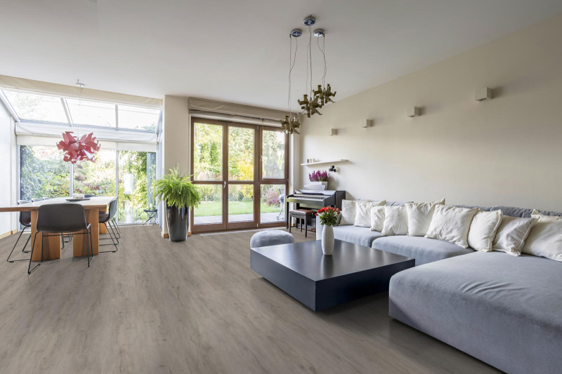 Skaben Klick Vinylboden Strong Rigid XXL Lakeland-Eiche greige Landhausdiele Real Feel M4V Trittschalldämmung main product photo