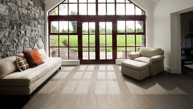 Tarkett Designboden iD Inspiration Click Solid 30 Classics Brushed Pine Grey Planke M4V main product photo