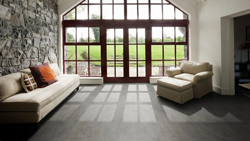 Tarkett Sol design iD Inspiration Click Solid 30 Classics Oxide Steel Carrelage M4V main product photo