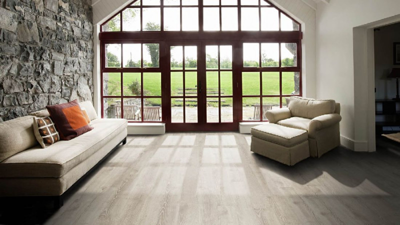 Tarkett Designboden iD Inspiration Click Solid 30 Classics Scandinavian Oak Medium Beige Pl. M4V main product photo