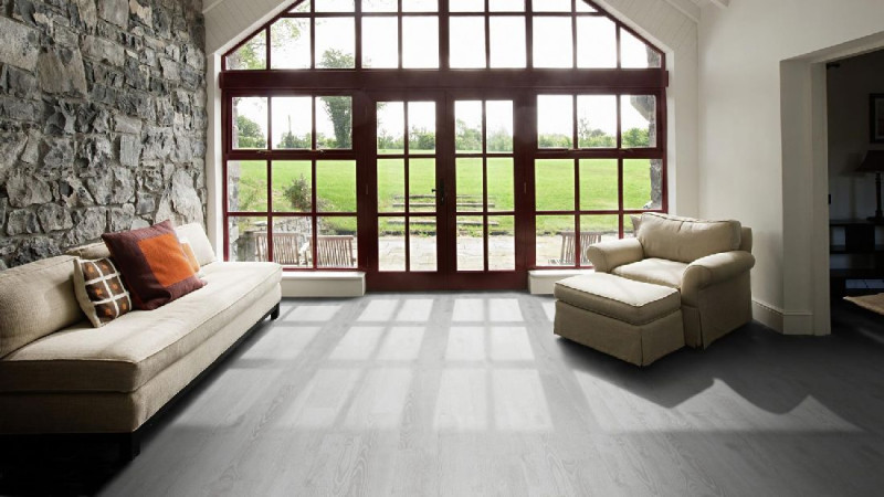 Tarkett Designboden iD Inspiration Click Solid 30 Classics Scandinavian Oak Medium Grey Pl. M4V main product photo