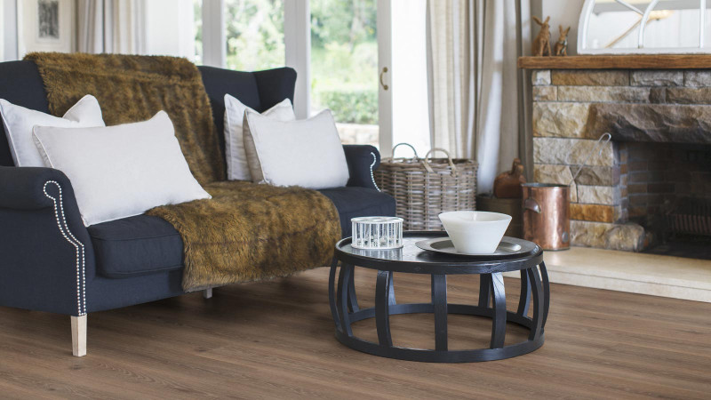 Tarkett Sol design iD Inspiration Click Solid 55 Authentics Highland Oak Arabica Lame M4V main product photo