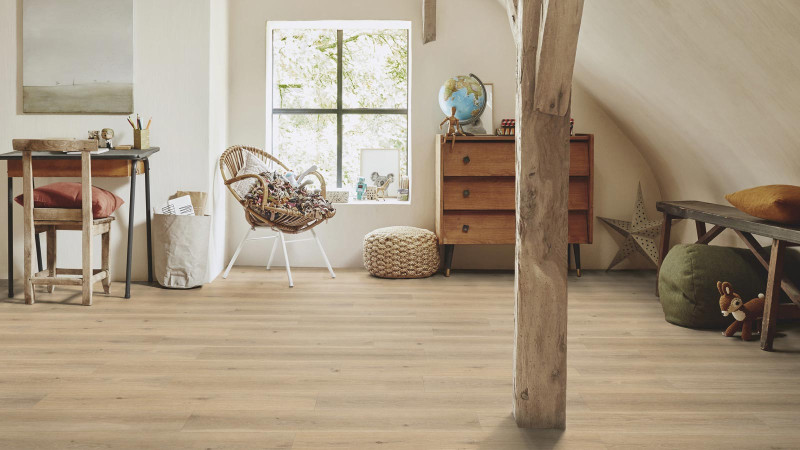 Tarkett Sol design iD Inspiration Click Solid 55 Authentics Highland Oak Smoke Lame M4V main product photo