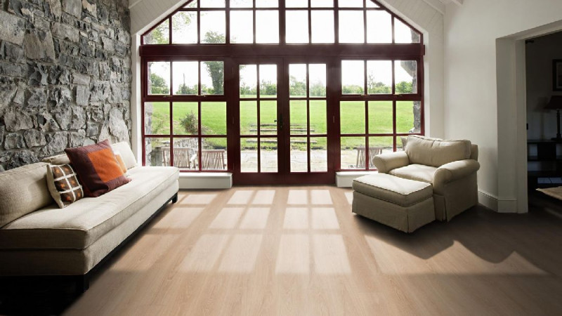 Tarkett Design flooring iD Inspiration Click Solid 55 Authentics Pearl Oak Candis Plank M4V main product photo