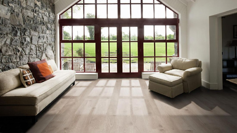 Tarkett Designboden iD Inspiration Click Solid 55 Classics Contemporary Oak Grege Planke M4V main product photo