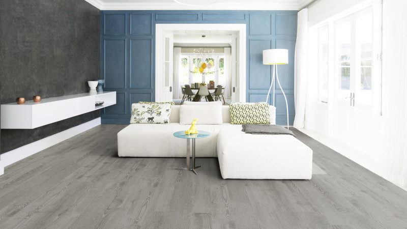 Tarkett Design flooring iD Inspiration Click Solid 55 Classics Scandinavian Oak Dark Grey Plank M4V main product photo