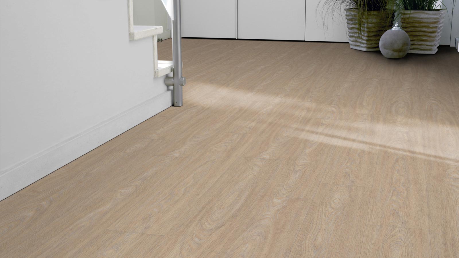 Tarkett Designboden Starfloor Click Ultimate 55 Bleached Oak Natural Planke 4V Akustikrücken Raum3