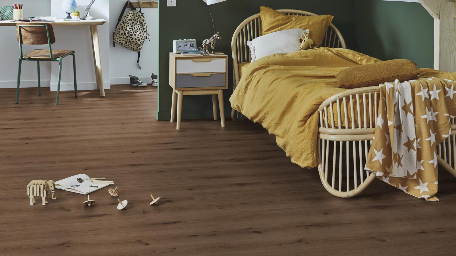 Tarkett Designboden Starfloor Click Ultimate 55 Delicate Oak Brown Planke 4V Akustikrücken Raum4