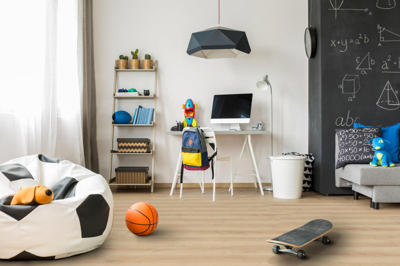 Tarkett Design flooring Starfloor Click Ultimate 55 Stylish Oak Natural Plank 4V Acoustic backing main product photo