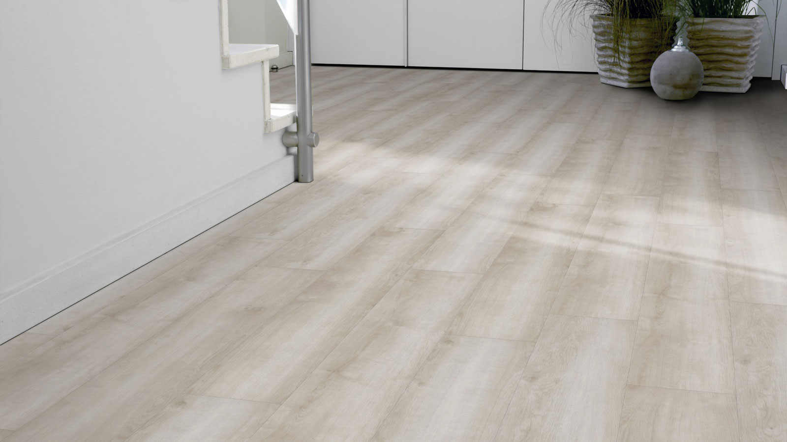 Tarkett Designboden Starfloor Click Ultimate 55 Stylish Oak White Planke 4V Akustikrücken Raum3