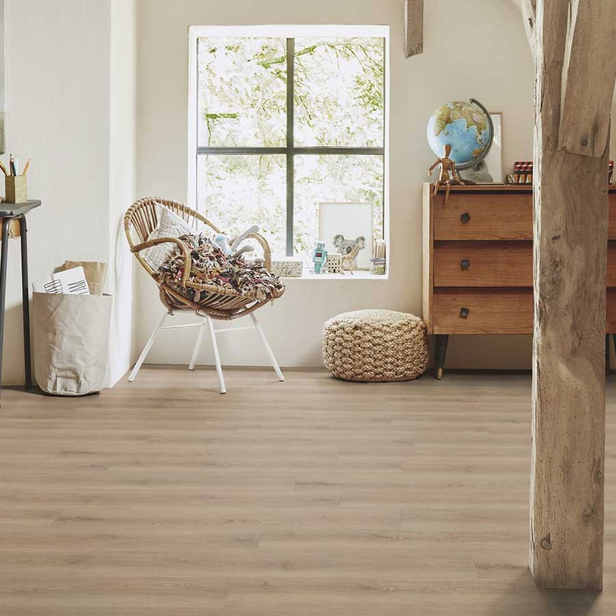 Tarkett Designboden Starfloor Click Ultimate 30 Vermont Oak Light Beige Planke M4V Akustikrücken Erlebnismodus