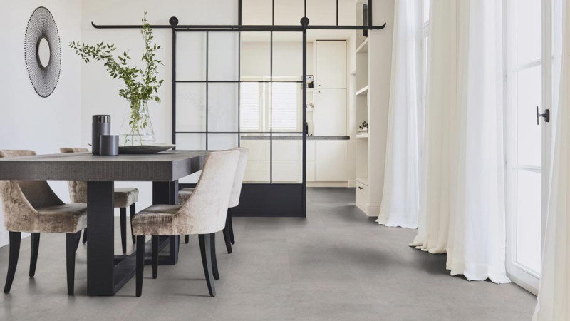 Tarkett Designboden iD Click Ultimate 70 Classics Polished Concrete Indium Fliese 4V main product photo