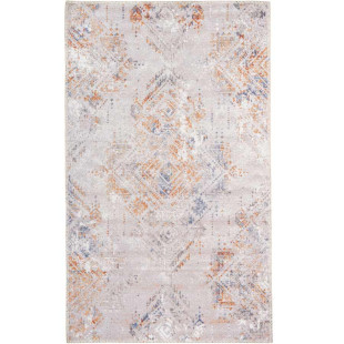 Carpet VINTAGE ORIENT cream / blue / orange rectangular height 5 mm