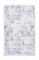 Teppich VINTAGE RAUTEN Weiß / Blau rechteckig Höhe 5 mm Raum1