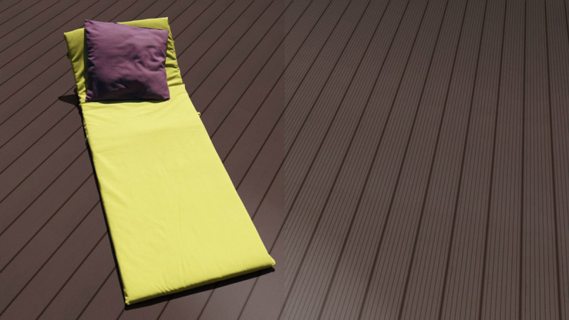 Terrassendiele WPC Prime Dunkelbraun gerillt/genutet 22 x 143 x 3000-4800 main product photo