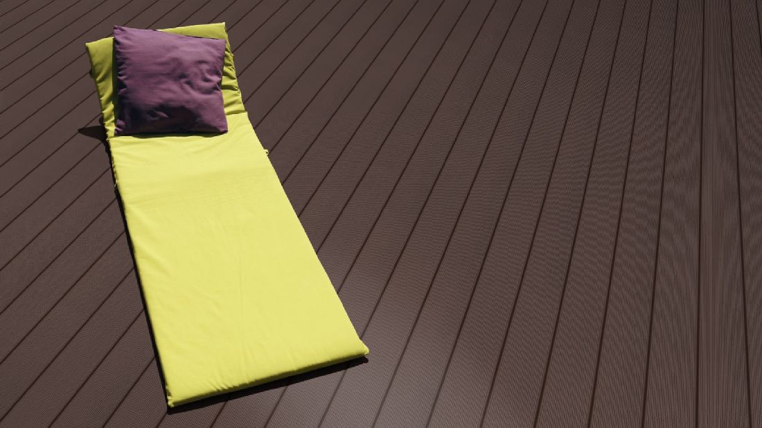 Tarima WPC Prime Marrón Oscuro Acanalada / Ranurada 22 x 143 x 3000-4800