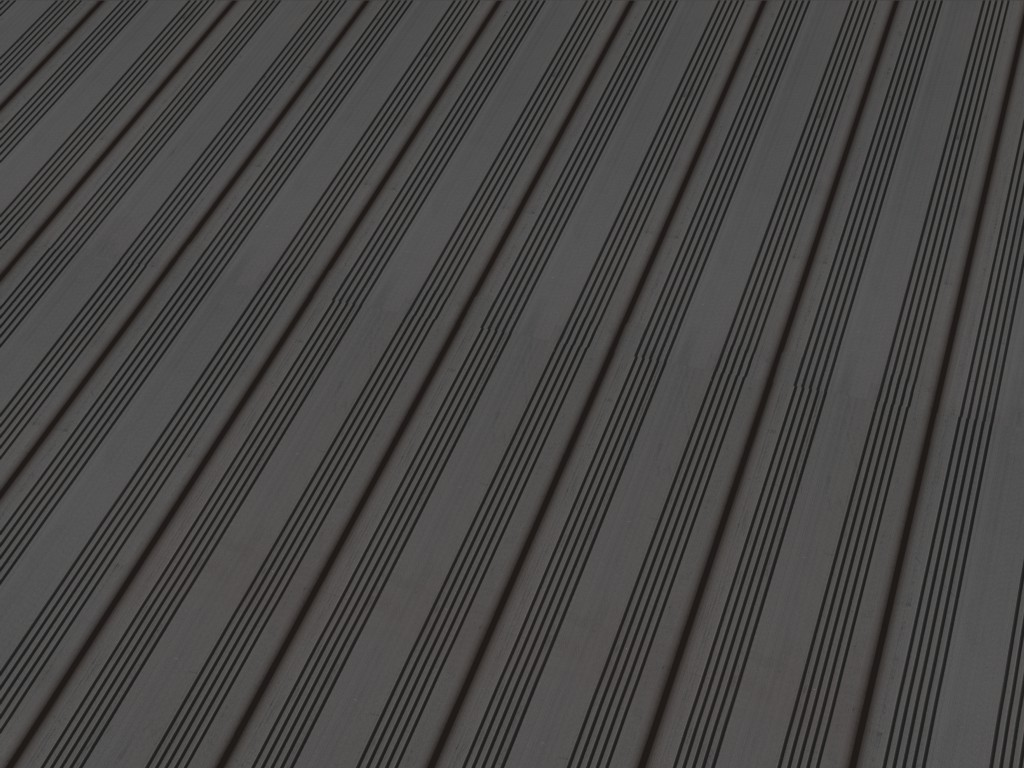 Terrassendiele WPC Prime Dunkelgrau französisch/struktur 3D 22 x 143 x 3000-4800 R1