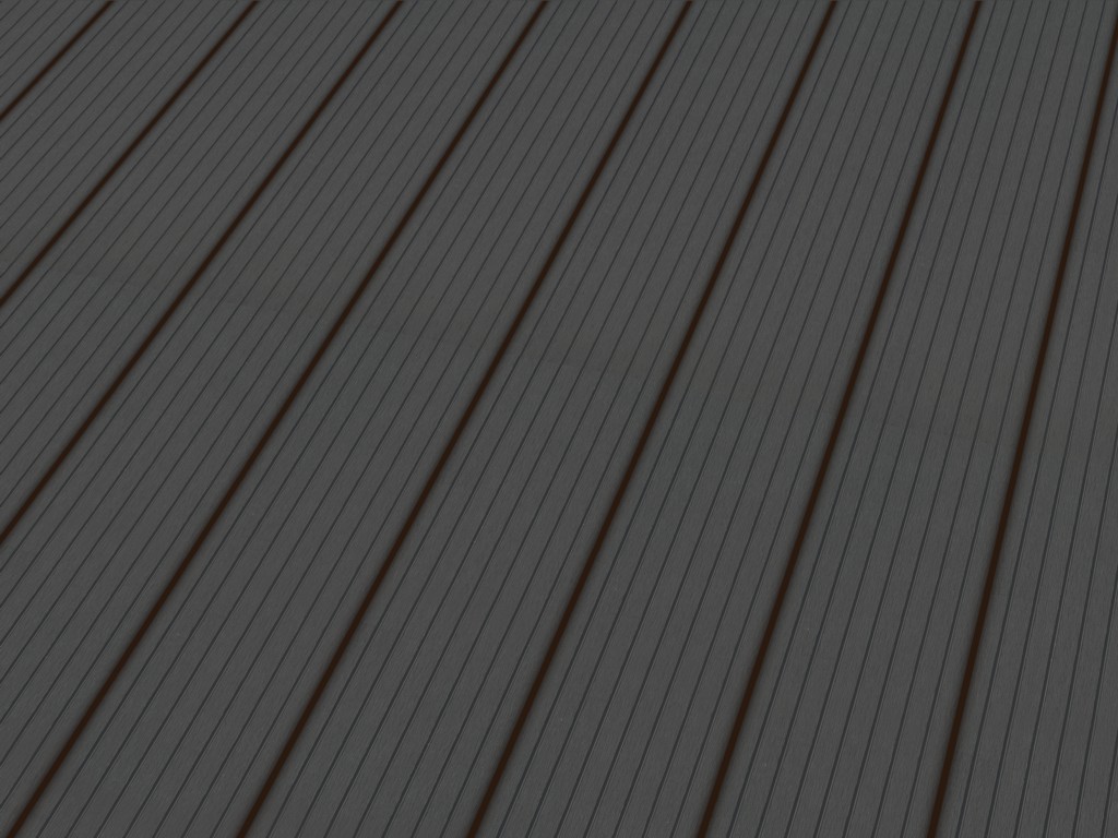Terrassendiele WPC Prime Dunkelgrau gerillt/genutet 22 x 143 x 3000-4800 R3