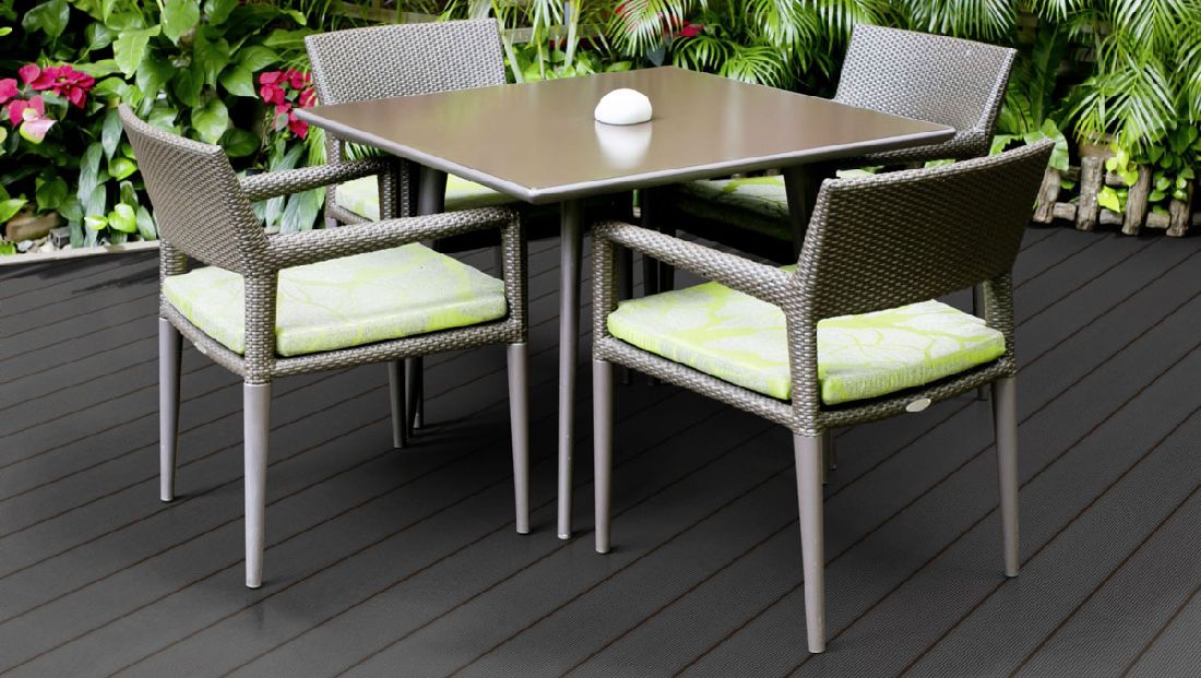 Terrassendiele WPC Prime Dunkelgrau gerillt/genutet 22 x 143 x 3000-4800 R8