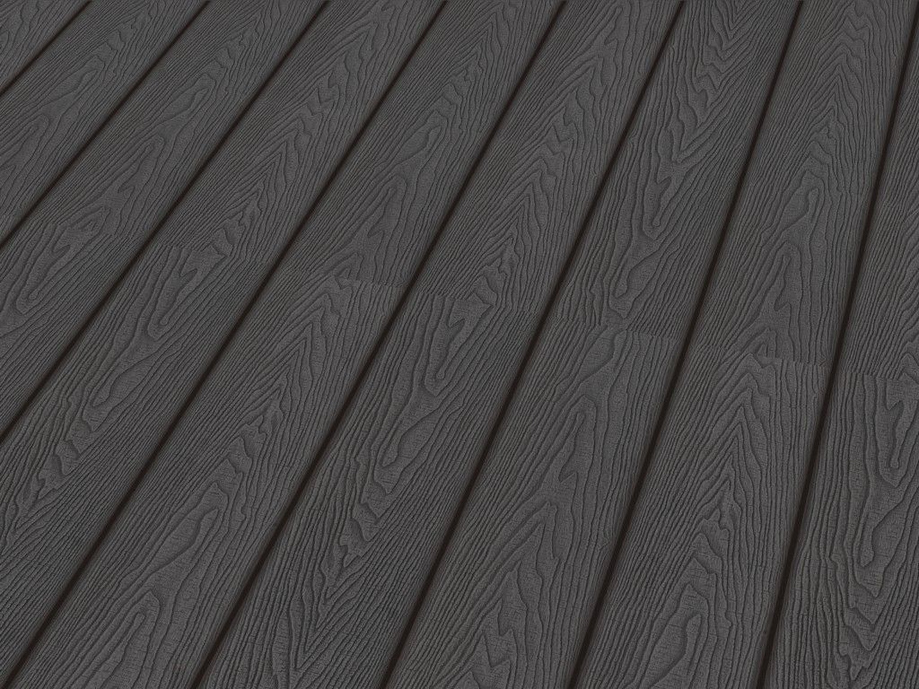 Terrassendiele WPC Prime Dunkelgrau sägerau fein/grob 22 x 143  R3