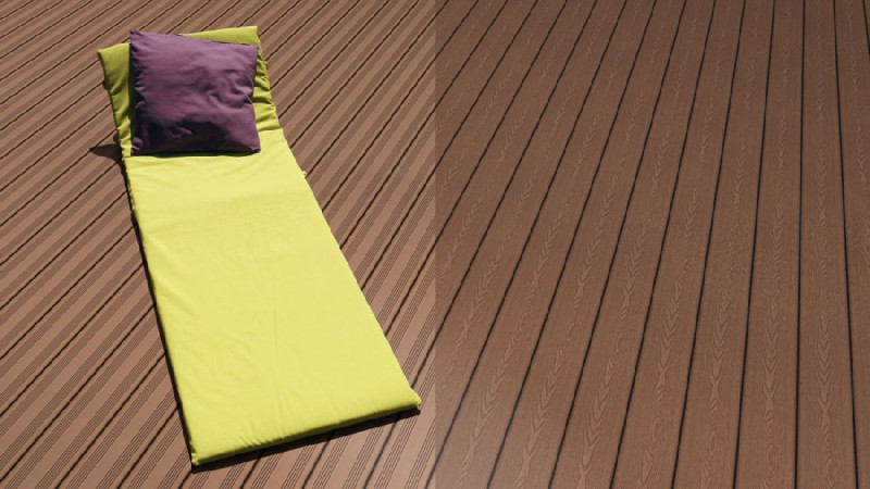 Decking WPC Prime Marrón Claro Francés/texturizado 3D 22 x 143 x 3000-4800 main product photo