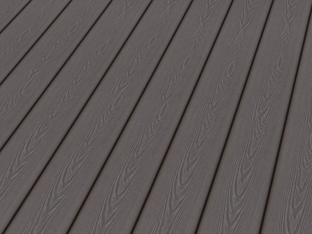 Terrassendiele WPC Prime Hellgrau französisch/struktur 3D 22 x 143 x 3000-4800 Raum 3