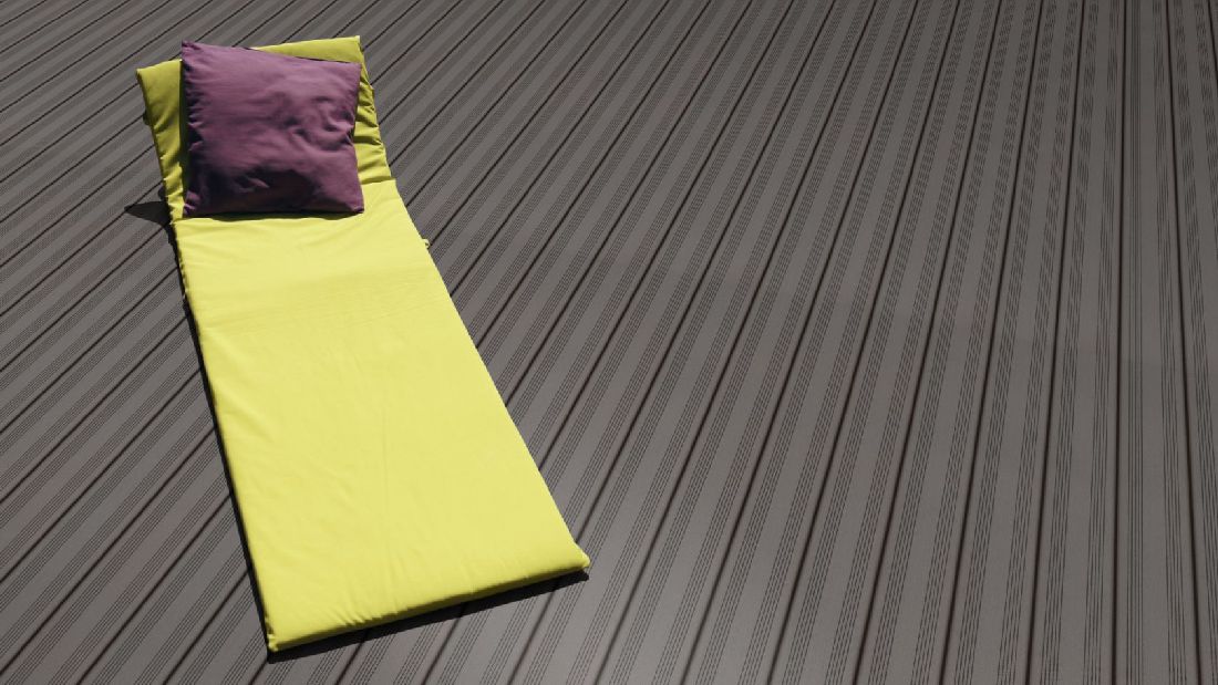 Terrassendiele WPC Prime Hellgrau französisch/struktur 3D 22 x 143 x 3000-4800 Raum 6