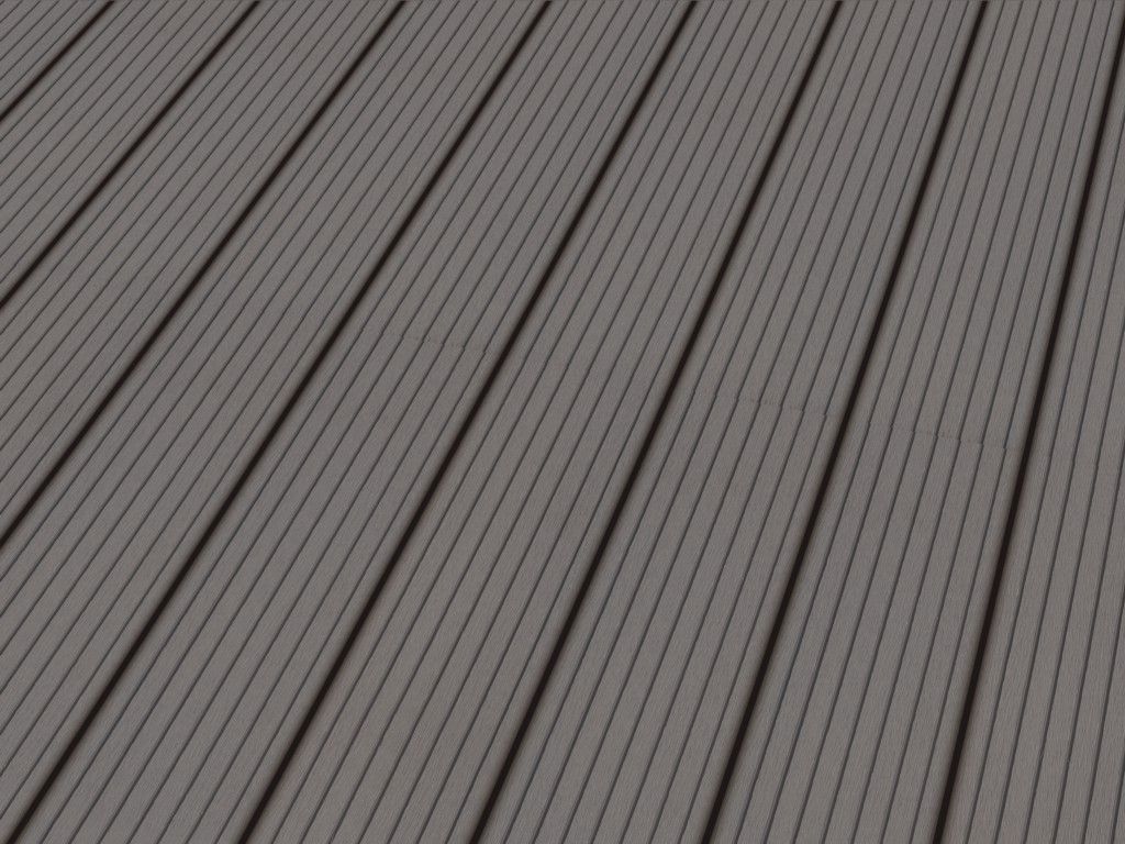Terrassendiele WPC Prime Hellgrau gerillt/genutet 22 x 143 x 3000-4800 R3