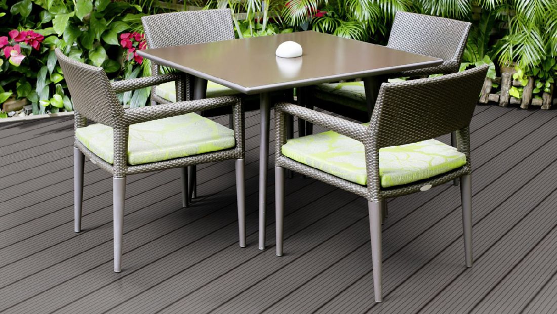 Terrassendiele WPC Smart Hellgrau gerillt/genutet 22 x 143 x 3000-4800 R9