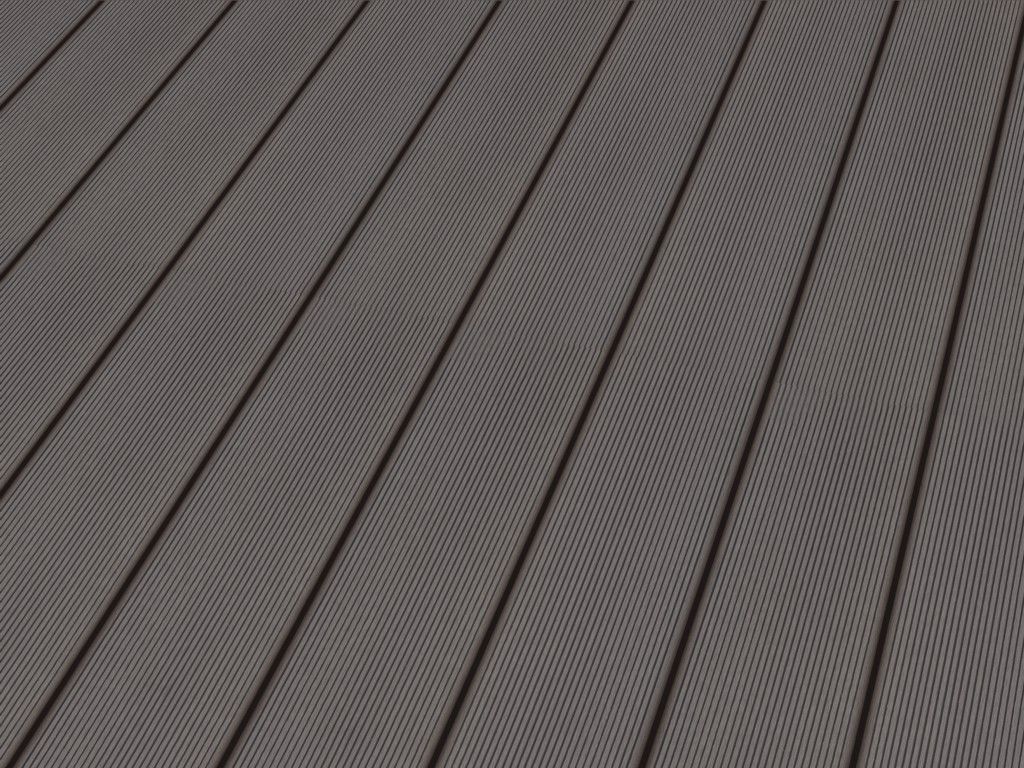 Terrassendiele WPC Smart Hellgrau gerillt/genutet 22 x 143 x 3000-4800 R1