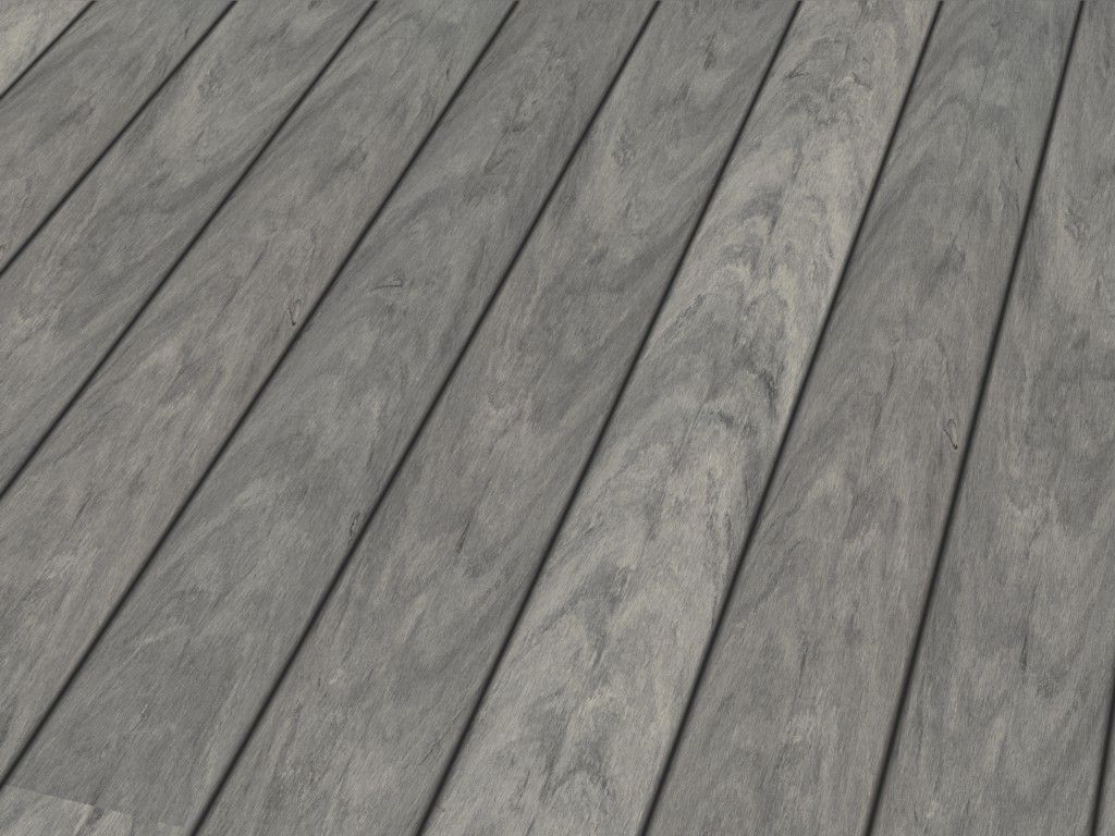 Terrassendiele WPC Prime Steingrau gealtert/gebürstet 22 x 143 x R3