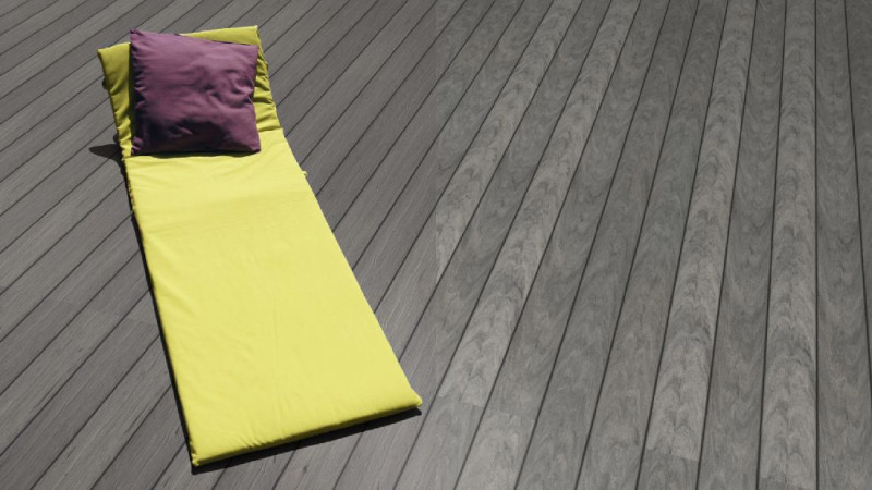 Decking WPC Prime Stone grey aged 22 x 143 x 3000-4800 main product photo