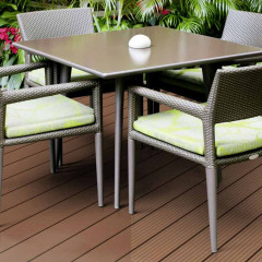 Decking WPC Smart Light brown rilled/grooved 22 x 146 x 3000-4800 mm