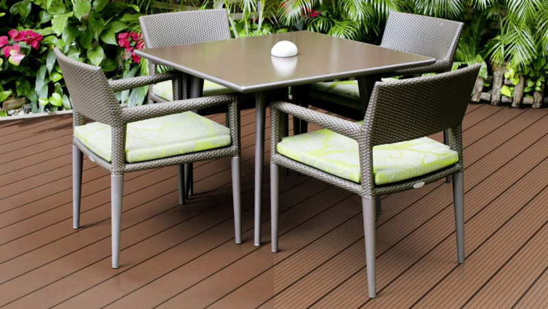 Decking WPC Smart Light brown rilled/grooved 22 x 146 x 3000-4800 mm main product photo