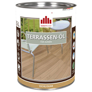 Terrace oil pigmented in colour for oak, olive