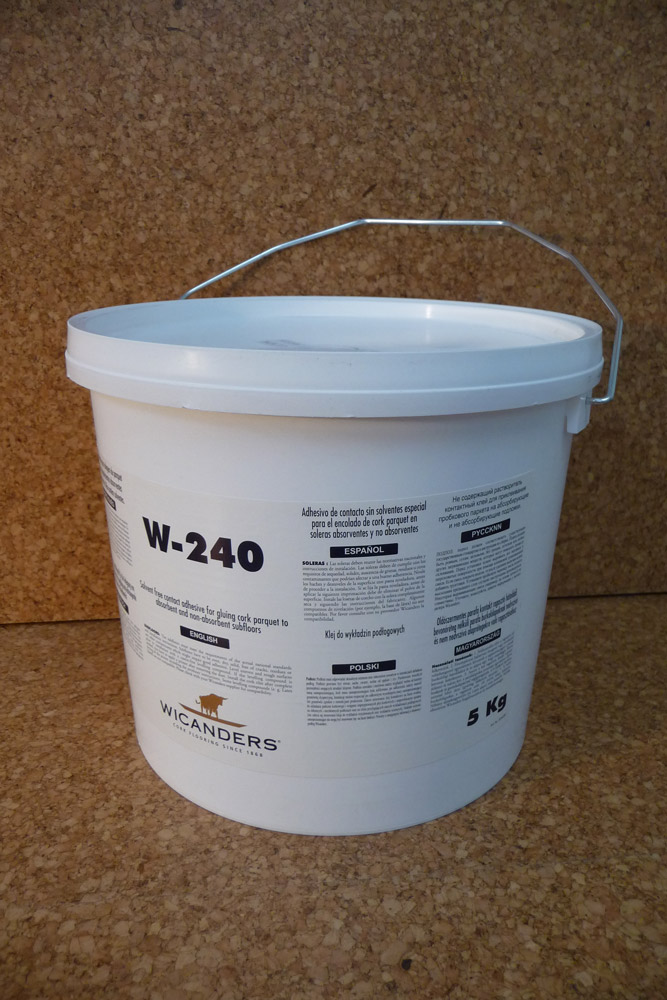 Wicanders Kleber für Korkboden Kontaktkleber Latex W-240 Kleber Korkboden 1kg