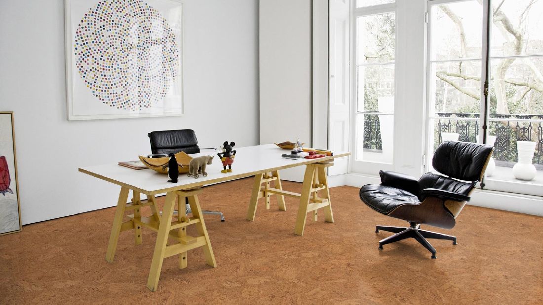 Wicanders Korkboden cork Pure Accent Natural naturbelassen Fliese Raum7