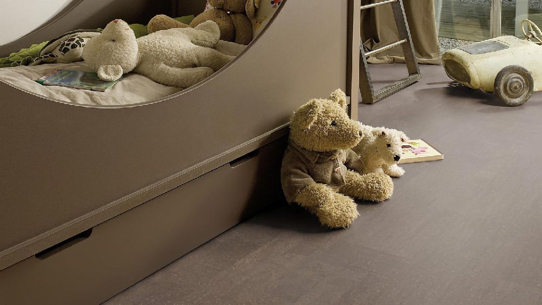 Wicanders Korkboden cork Pure Fashionable Grafite vorversiegelt Fliese Raum5