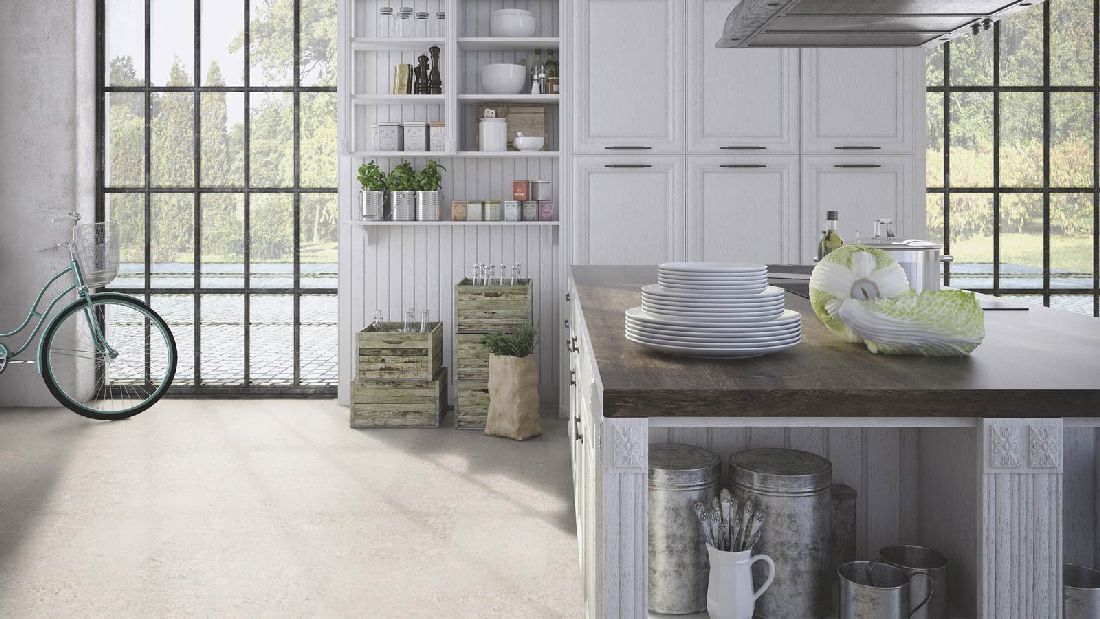 Wicanders Korkboden cork Pure Personality Moonlight vorversiegelt Fliese 4V Raum3