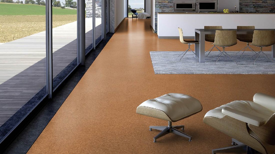 Wicanders Korkboden cork Pure Rhapsody Natural vorversiegelt Fliese Raum3