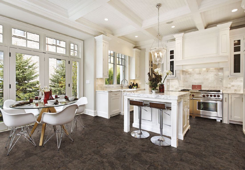 Wicanders Cork flooring stone Essence Concrete Corten NPC Tile main product photo