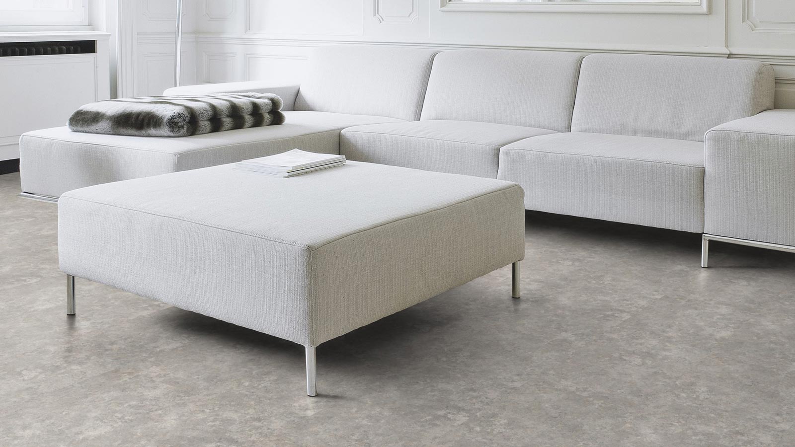 Wicanders Korkboden stone Essence Concrete Nordic Fliese Raum4